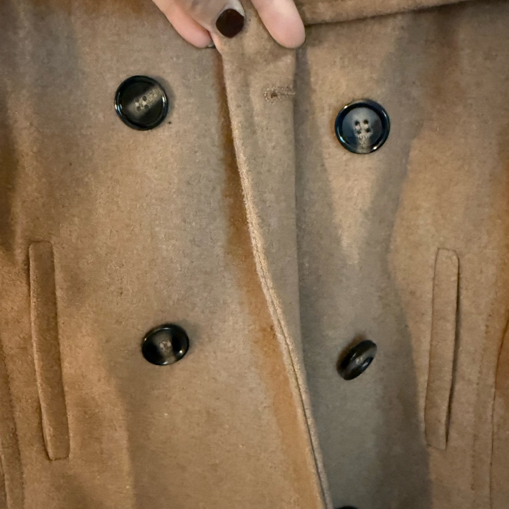 Beautiful Tan Wool Jacket - Picture 3 of 10